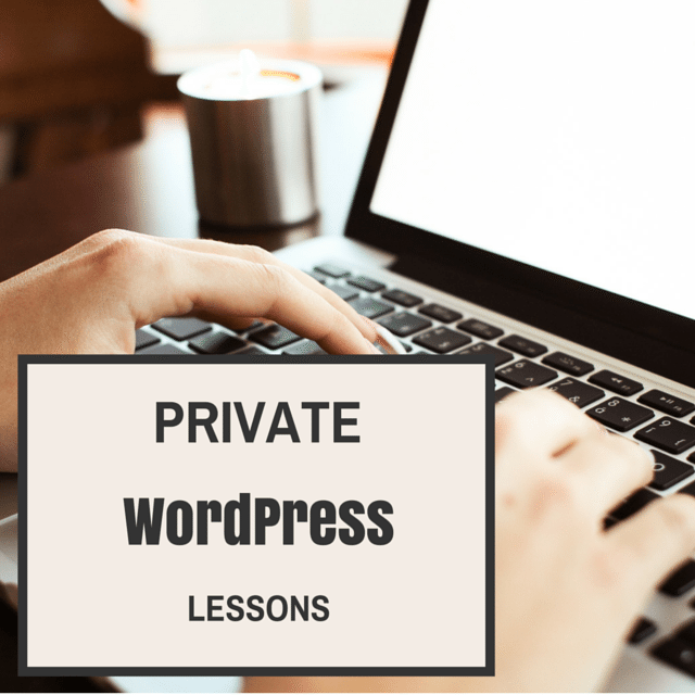 Private WordPress Lessons
