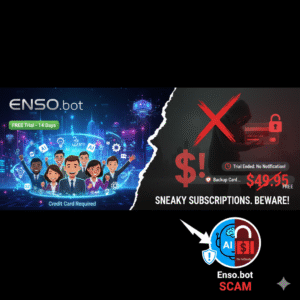 Enso.bot's Dubious Free Trial: A Case Study in Misleading Subscription Tactics 1 Enso-bot Sneaky AI-Powered Service Providers
