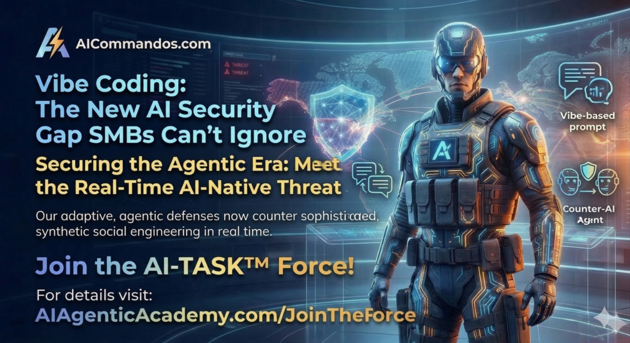 AICommandos.com & the AI-TASK™ Force present: Vibe Coding & The New Frontier of AI-Native Social Engineering Defense